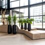 Pottery Pots Natural Nax ronde plantenbak hoog zwart binnen